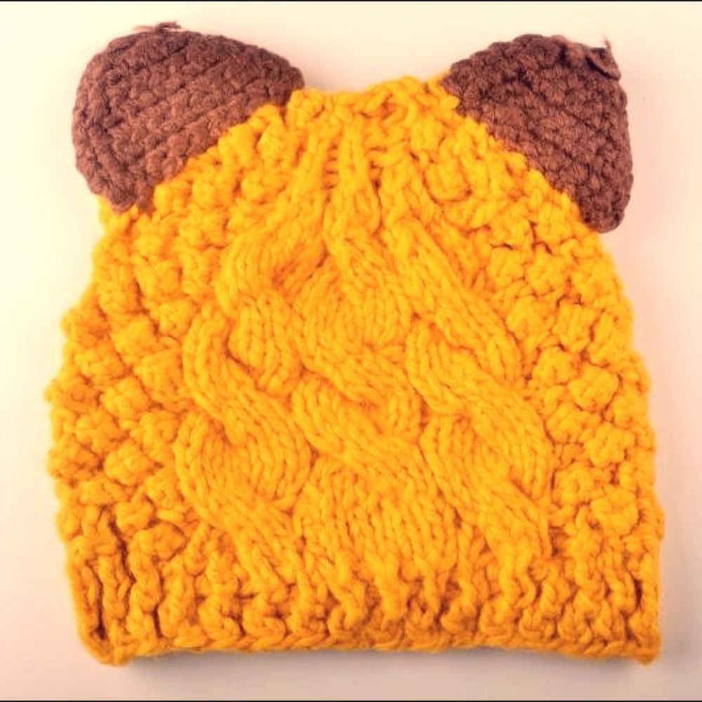 Winter Women's Warm Chunky Knit cute beanie